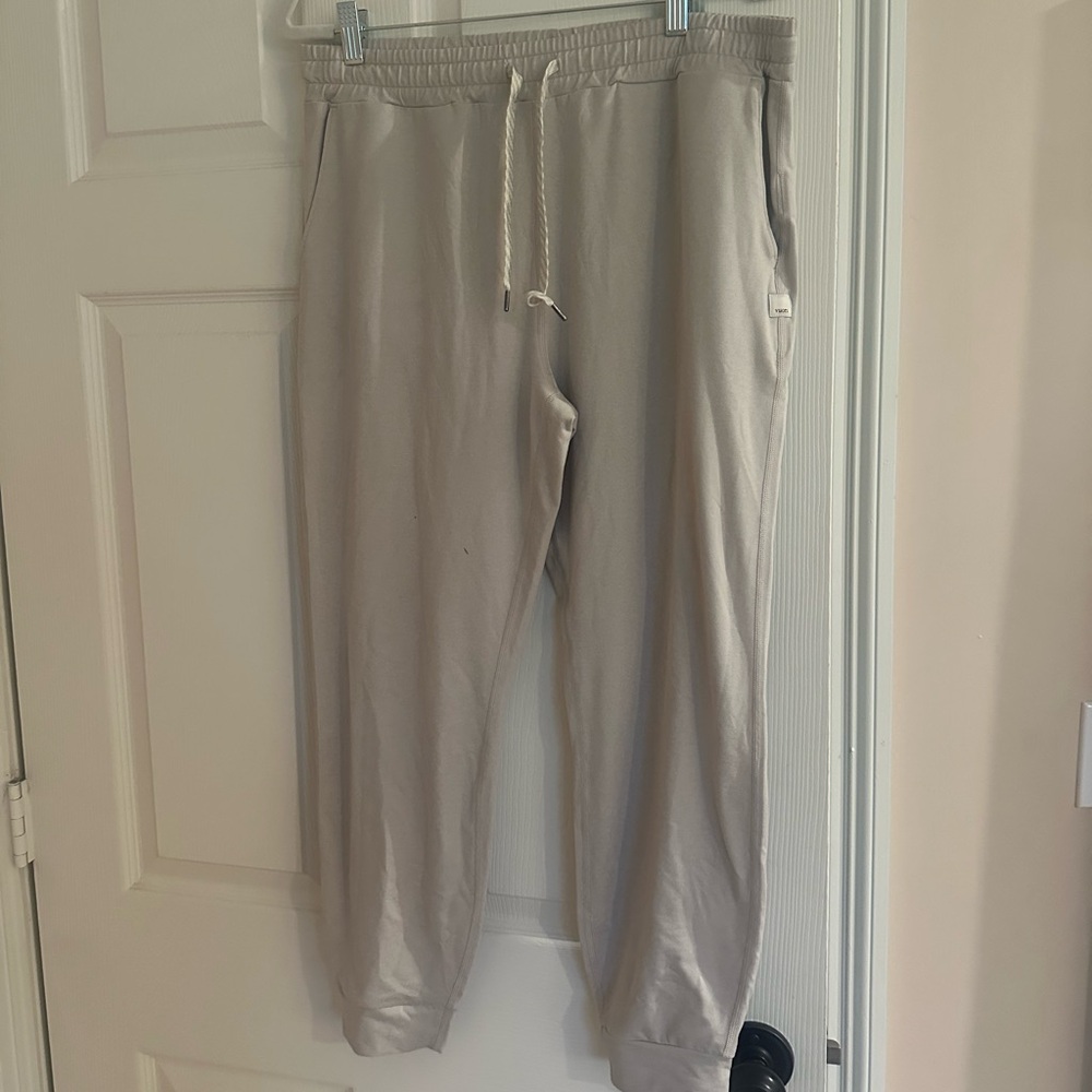 Vuori Performance Jogger Ecru Heather
